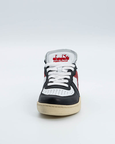 SNEAKER VELA BIANCO/NERO/ROSSO