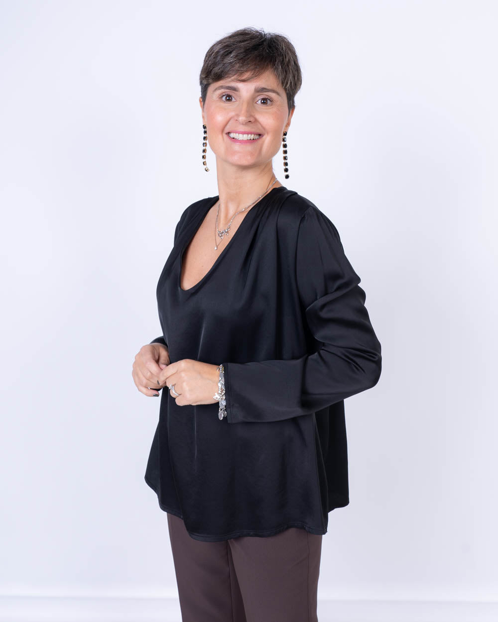 BLUSA IBISCO NERO