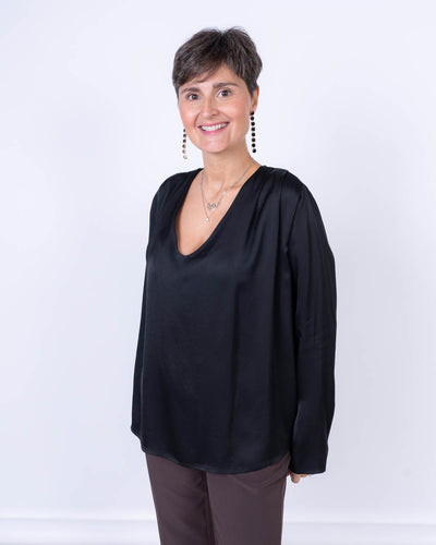 BLUSA IBISCO NERO