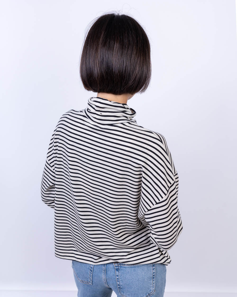 MAGLIA FIONA PANNA/NERO