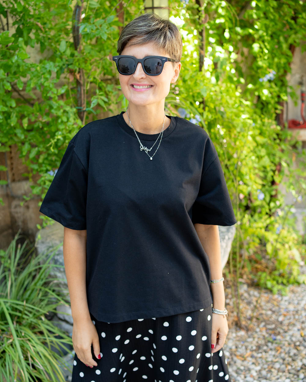 T SHIRT GIGI NERO