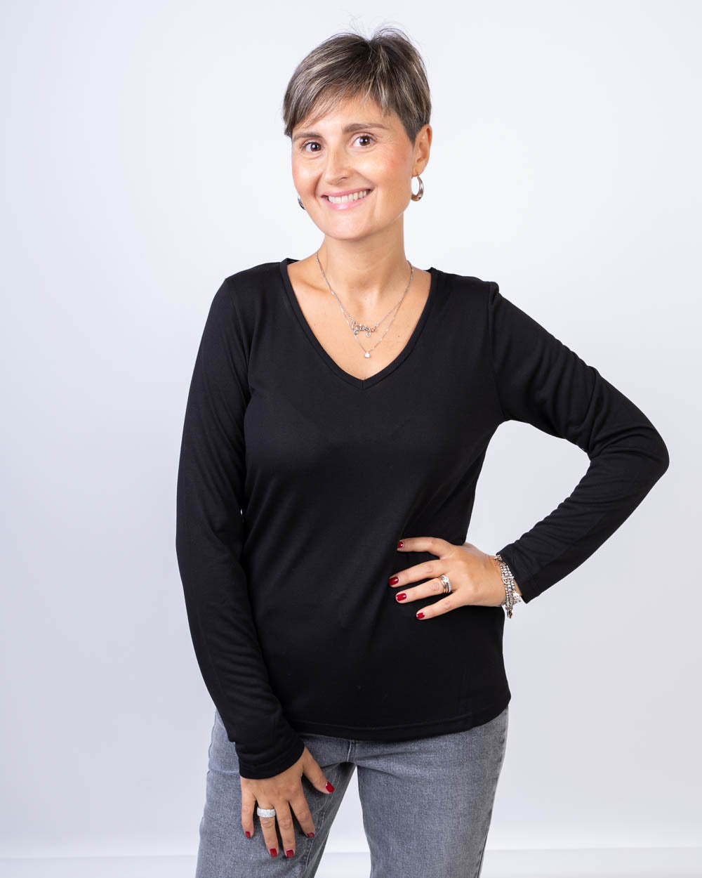 T-SHIRT MAIA NERO