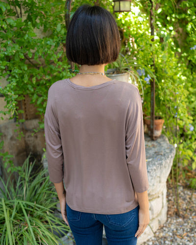 T SHIRT ROSA MARRONE