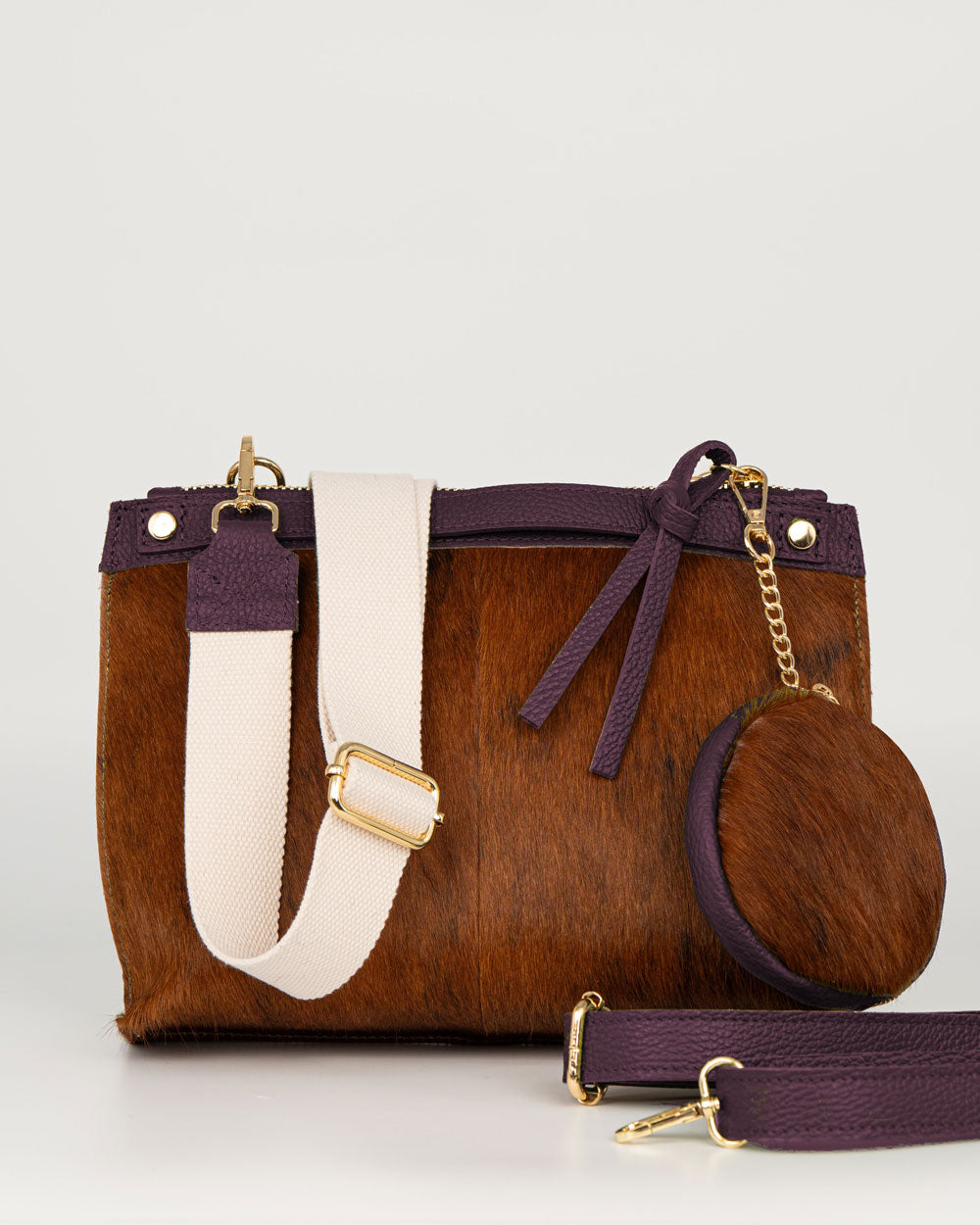 BORSA MINI SOFY RAINBOW BORDEAUX