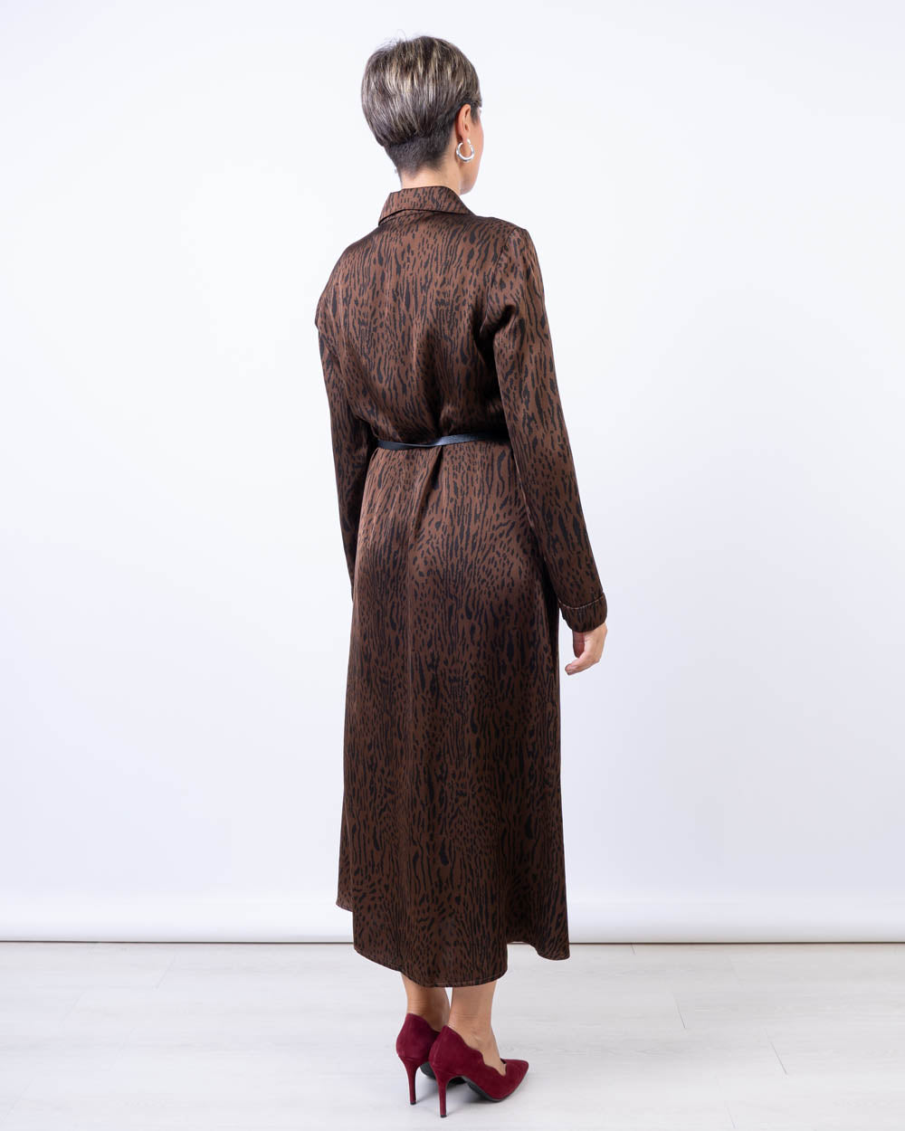 VESTITO AZALEA CIOCCOLATO
