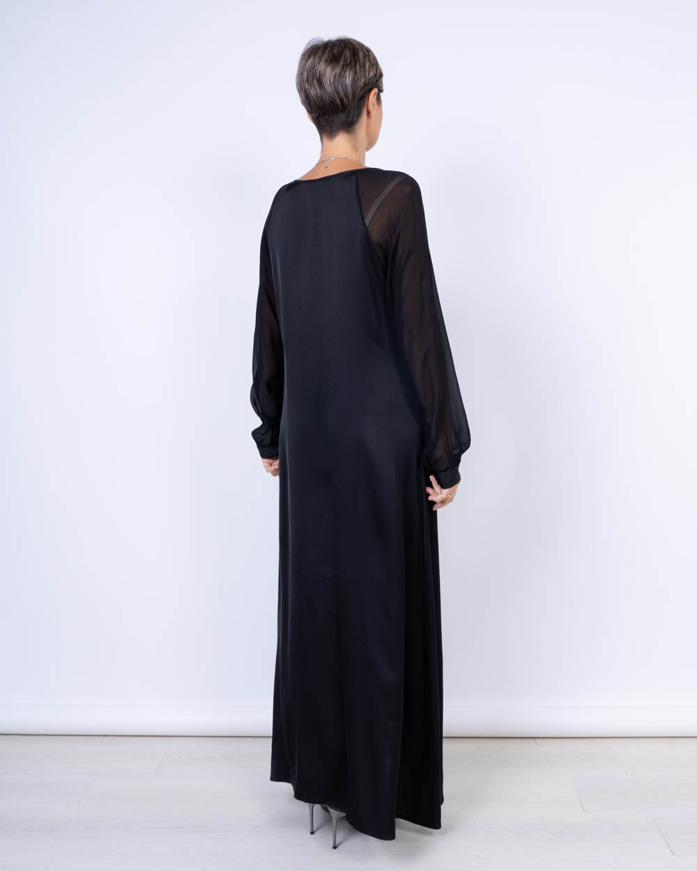 VESTITO GIRASOLE NERO