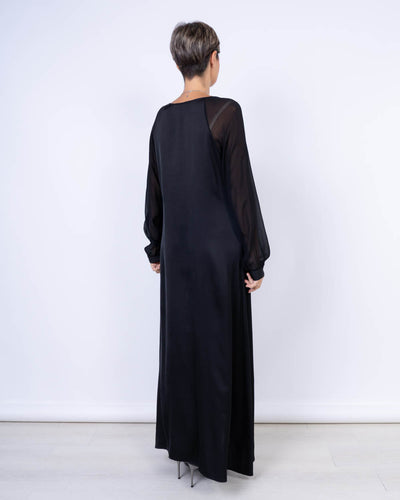 VESTITO GIRASOLE NERO