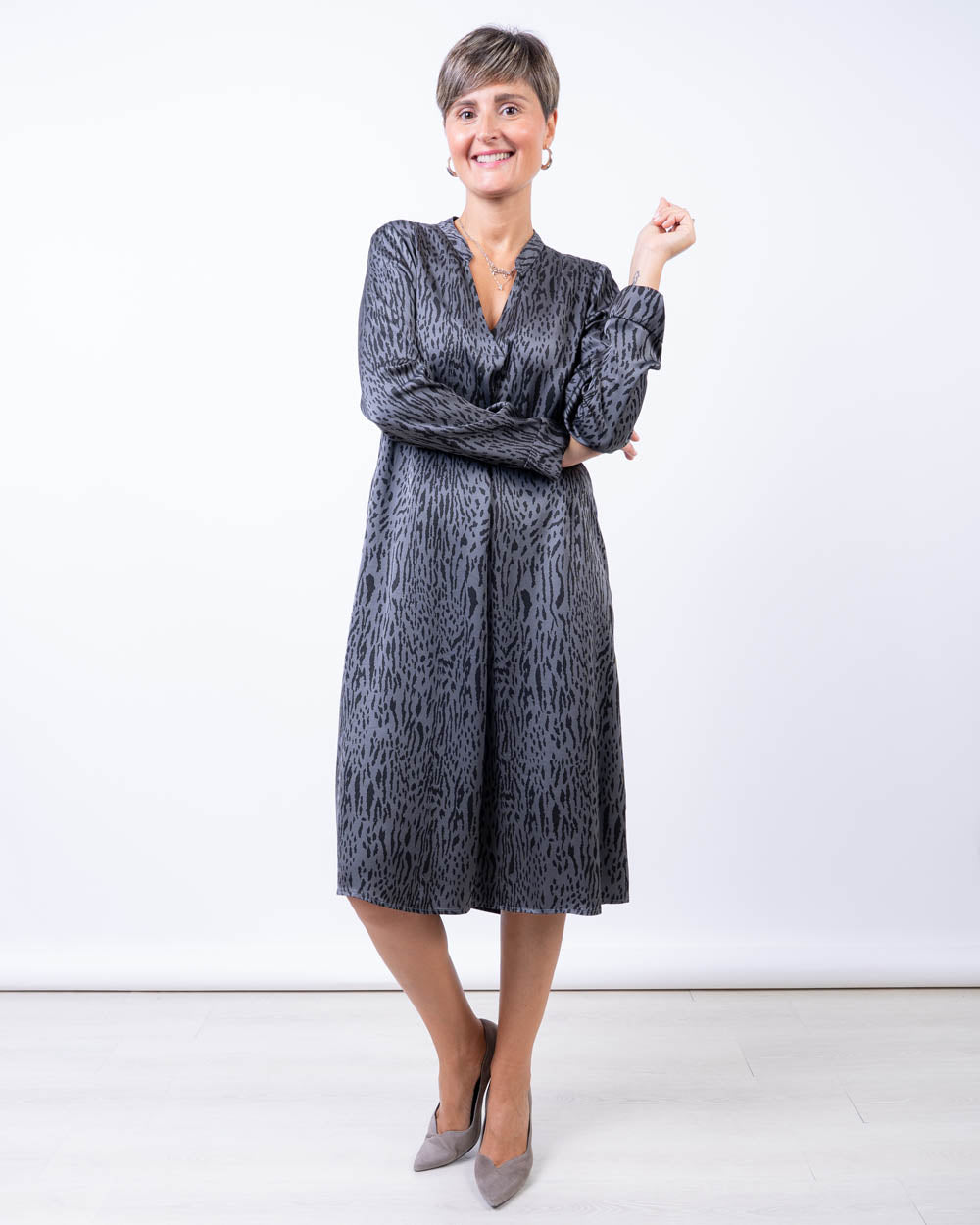 VESTITO IRIS FUMO