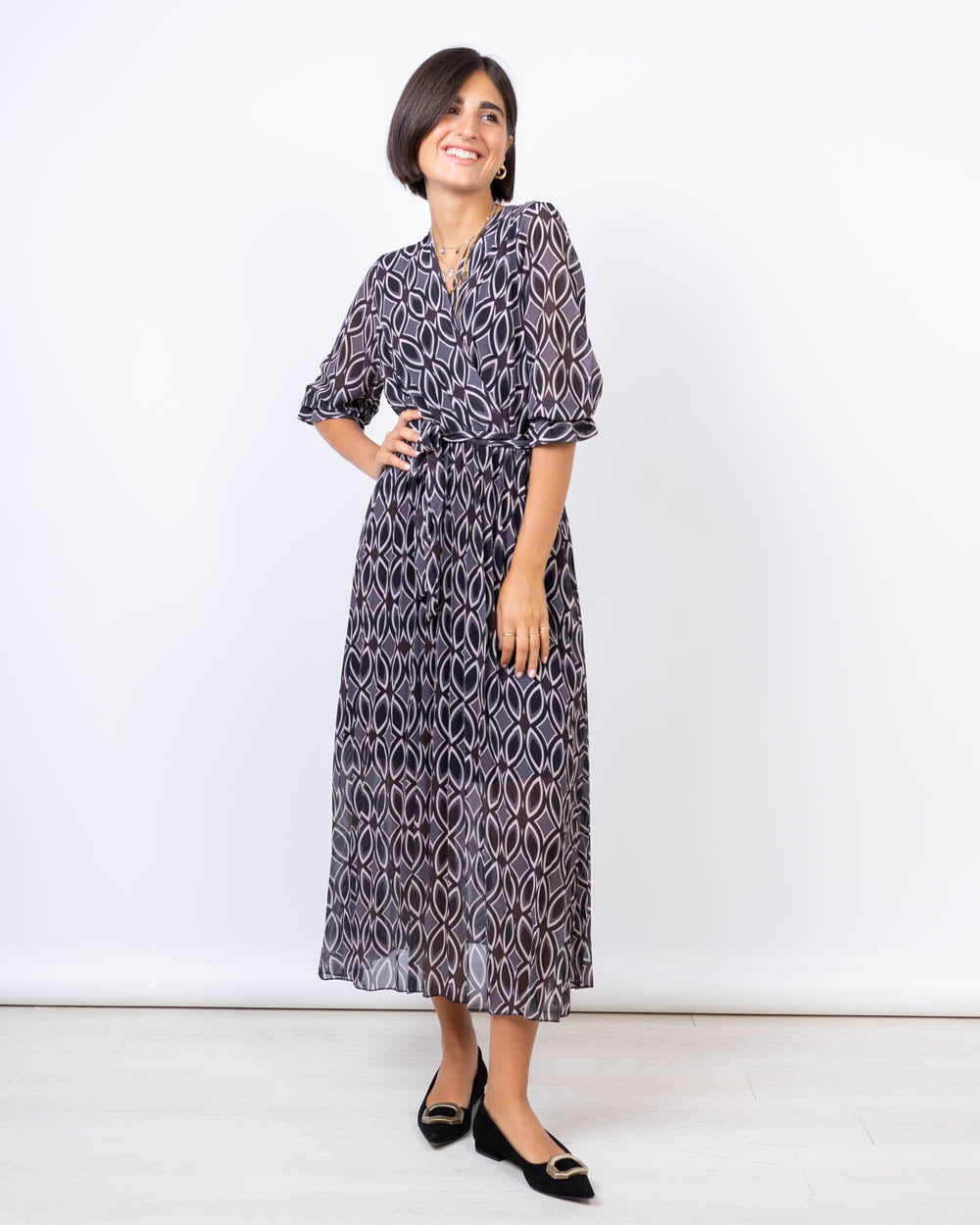 VESTITO MONA NERO