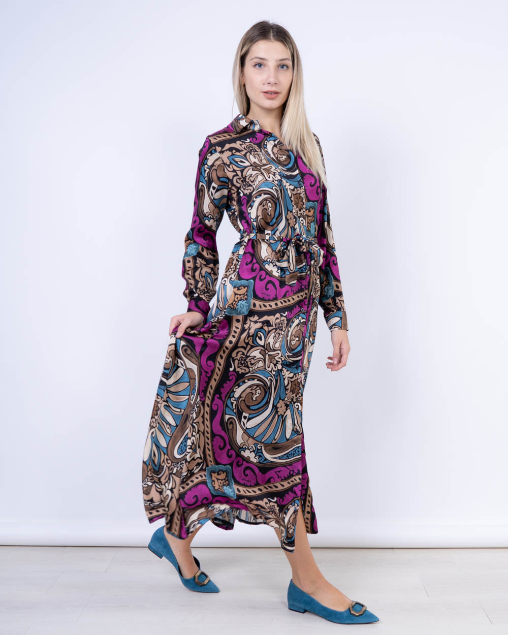 VESTITO MUN FOULARD