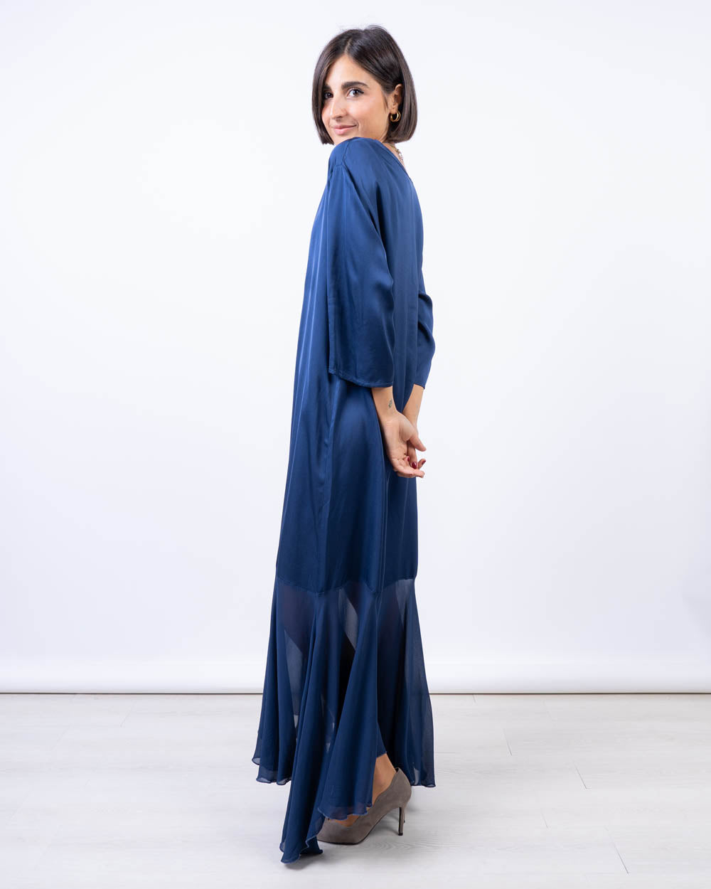 VESTITO PAPAVERO BLU