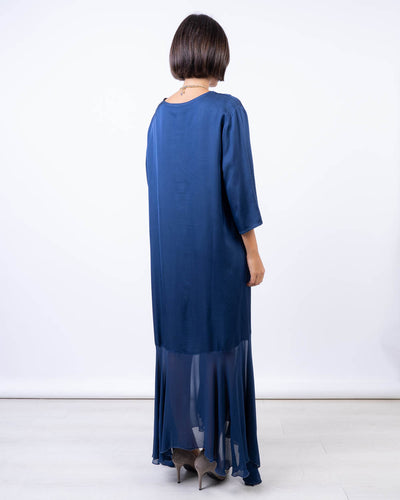 VESTITO PAPAVERO BLU