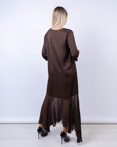 VESTITO PAPAVERO CIOCCOLATO