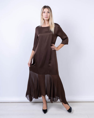 VESTITO PAPAVERO CIOCCOLATO