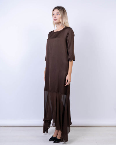 VESTITO PAPAVERO CIOCCOLATO