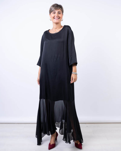 VESTITO PAPAVERO NERO