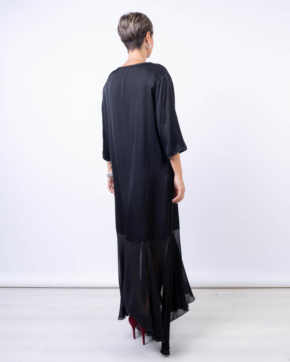 VESTITO PAPAVERO NERO