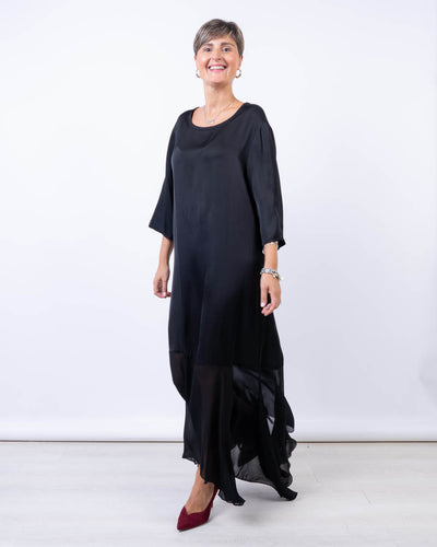 VESTITO PAPAVERO NERO