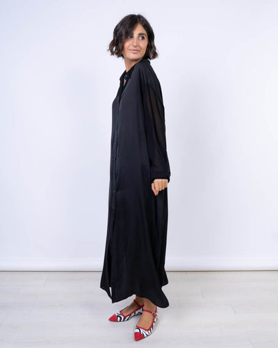 VESTITO PEONIA NERO