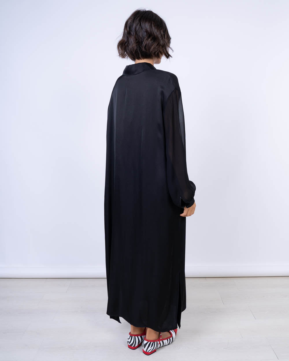VESTITO PEONIA NERO