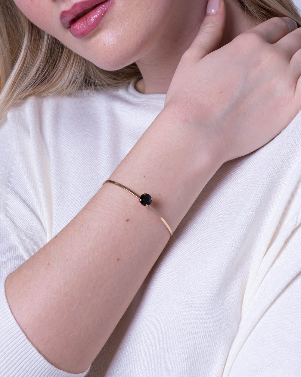 BRACCIALE RIGIDO NERO