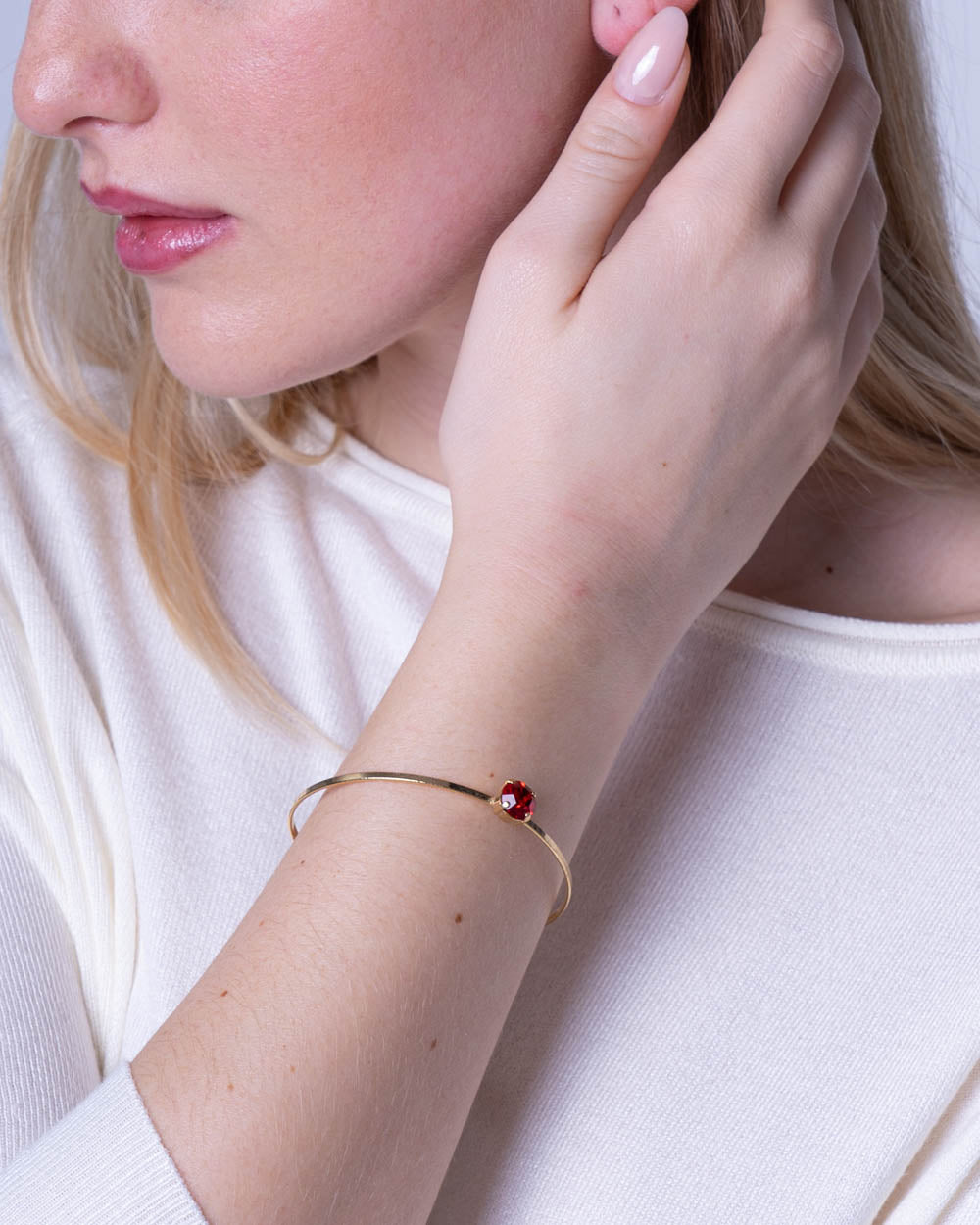 BRACCIALE RIGIDO ROSSO