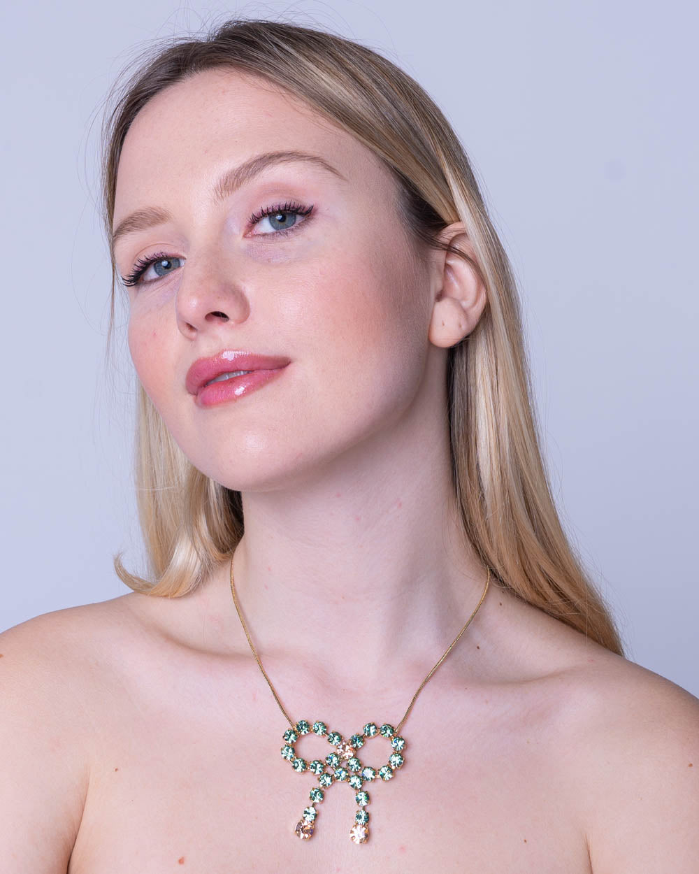COLLANA FIOCCO PRATO/MIELE