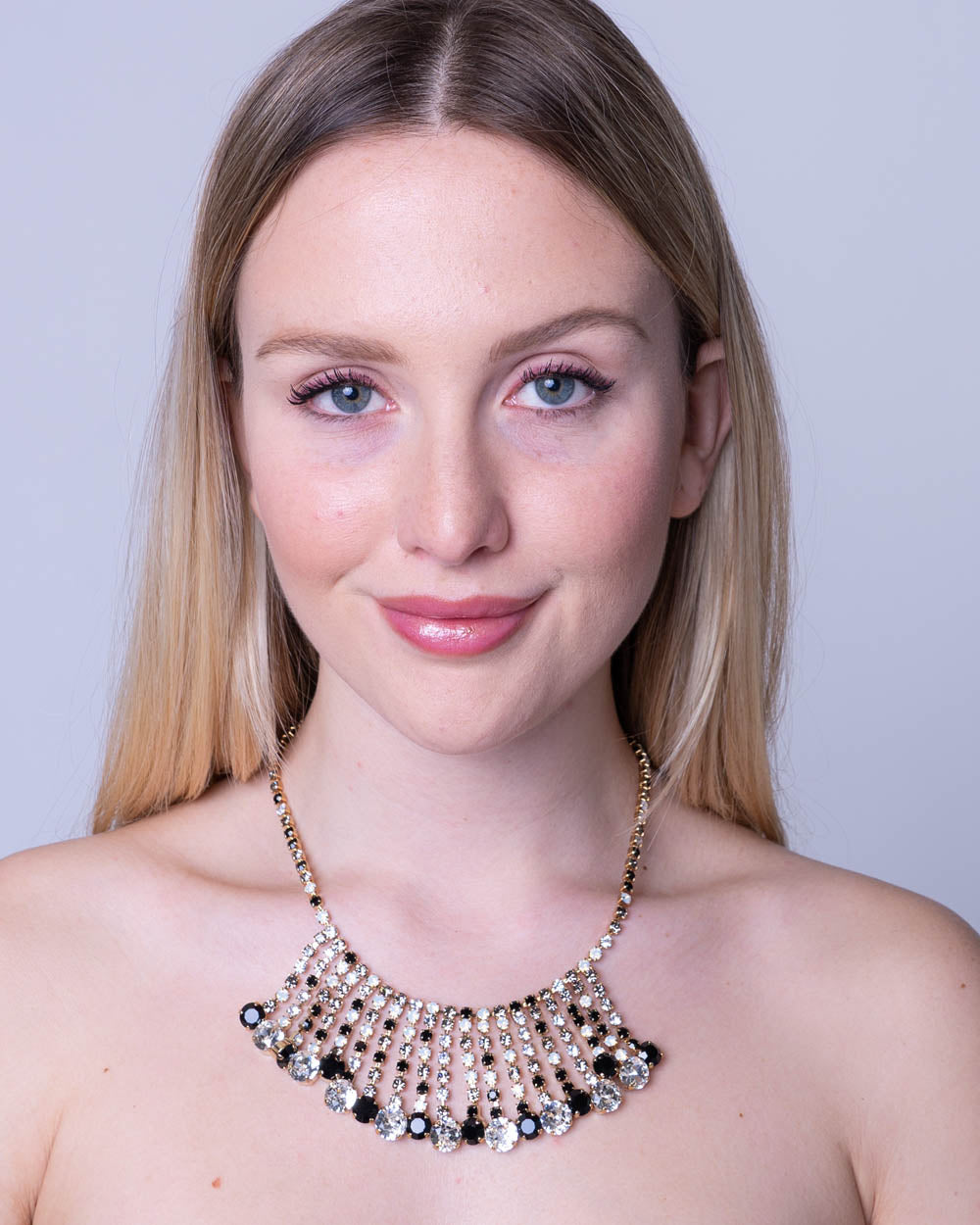 COLLANA PAVONE NERO